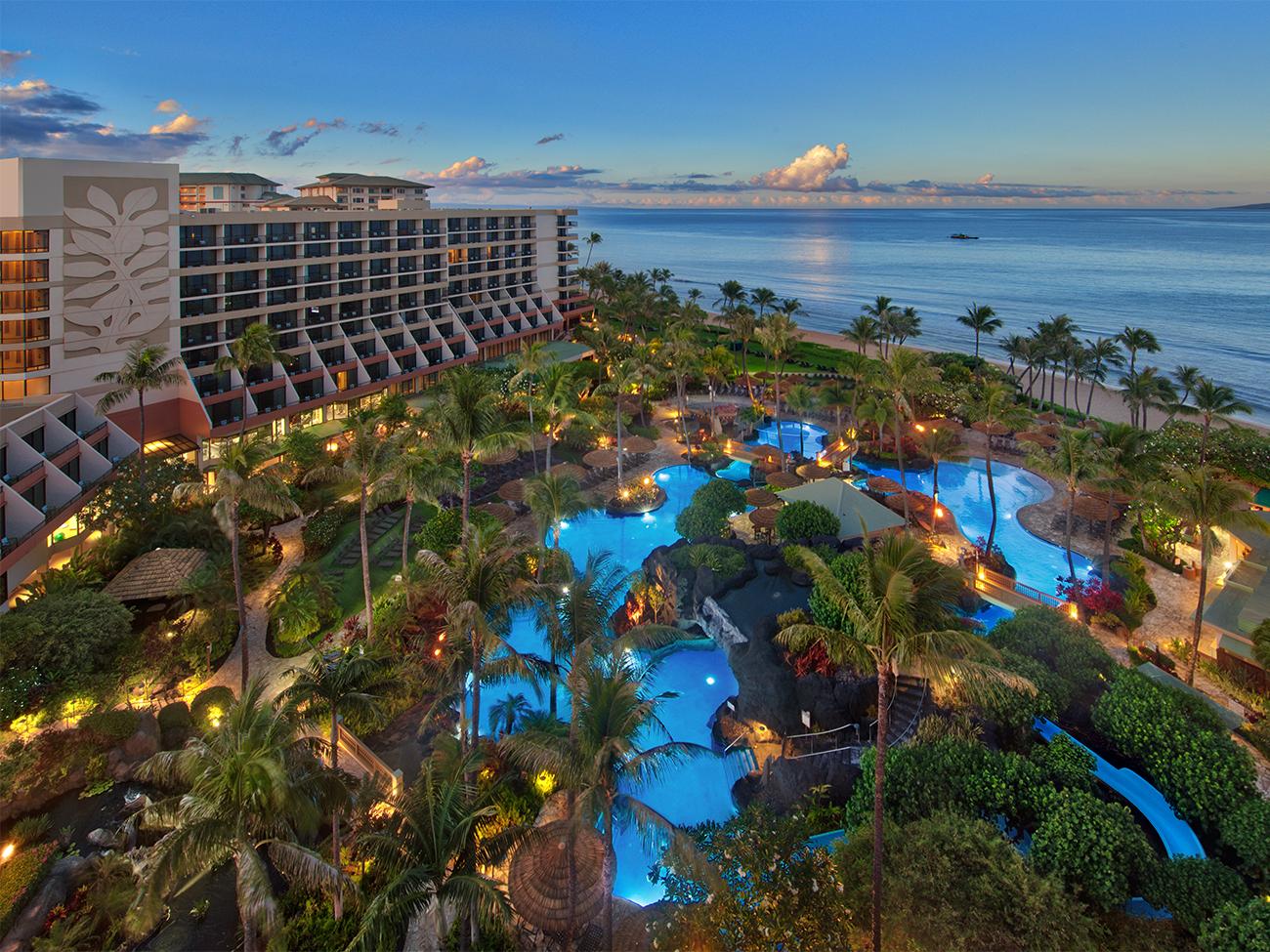 Image of Marriott's Maui Ocean Club – Molokai, Maui, and Lanai Towers in Lāhainā, Maui.